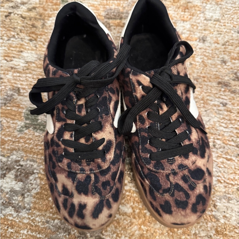 Dolce Vita voyage Leopard Print Sneakers - Brown & Black